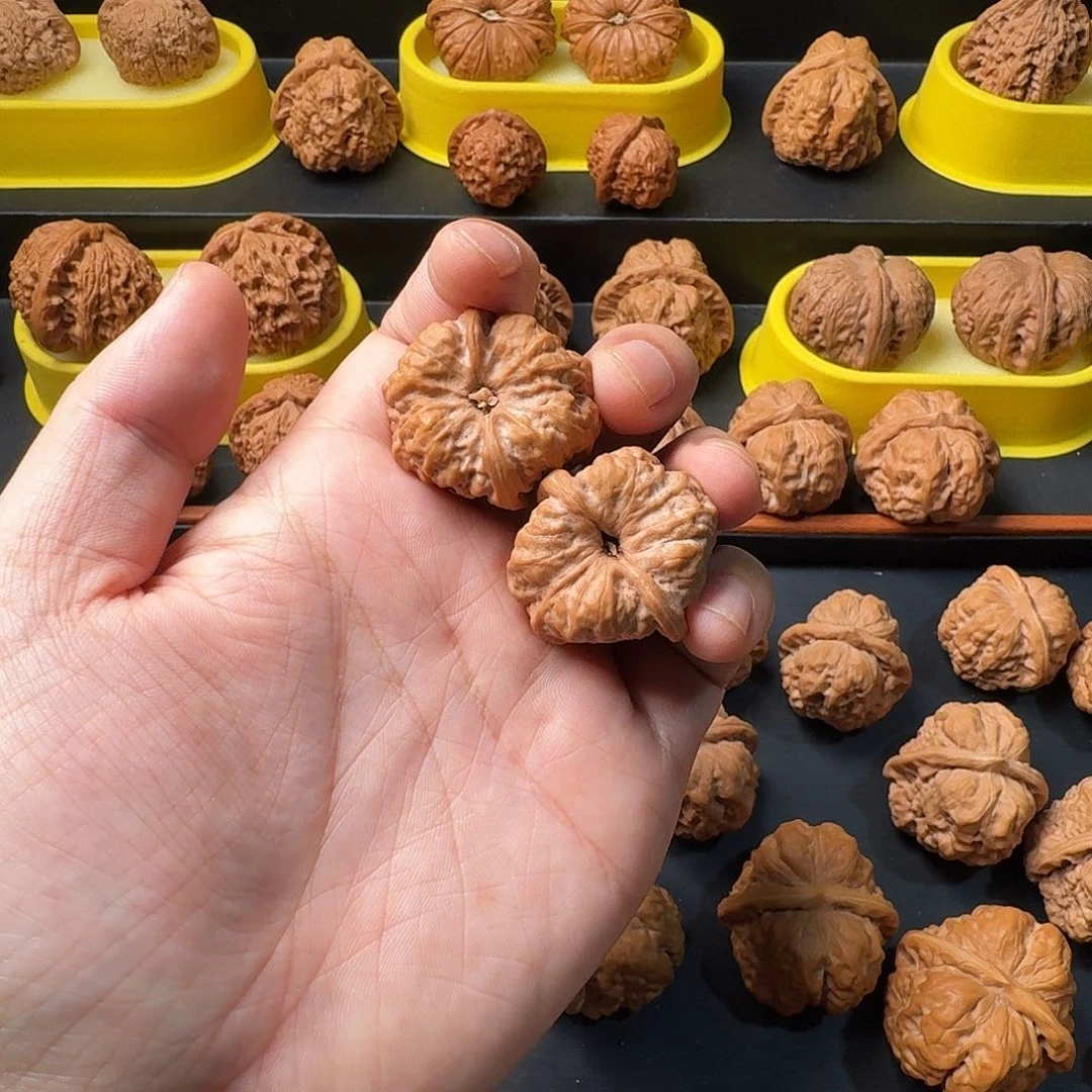 文玩核桃把件35蛤蟆头