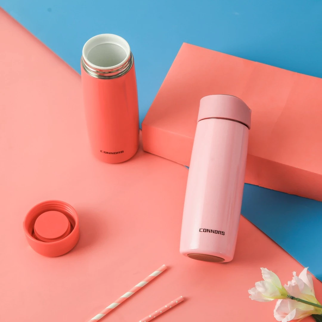 【清仓款式~售完不补】简约学生便携咖啡日系水杯陶瓷内胆保温杯