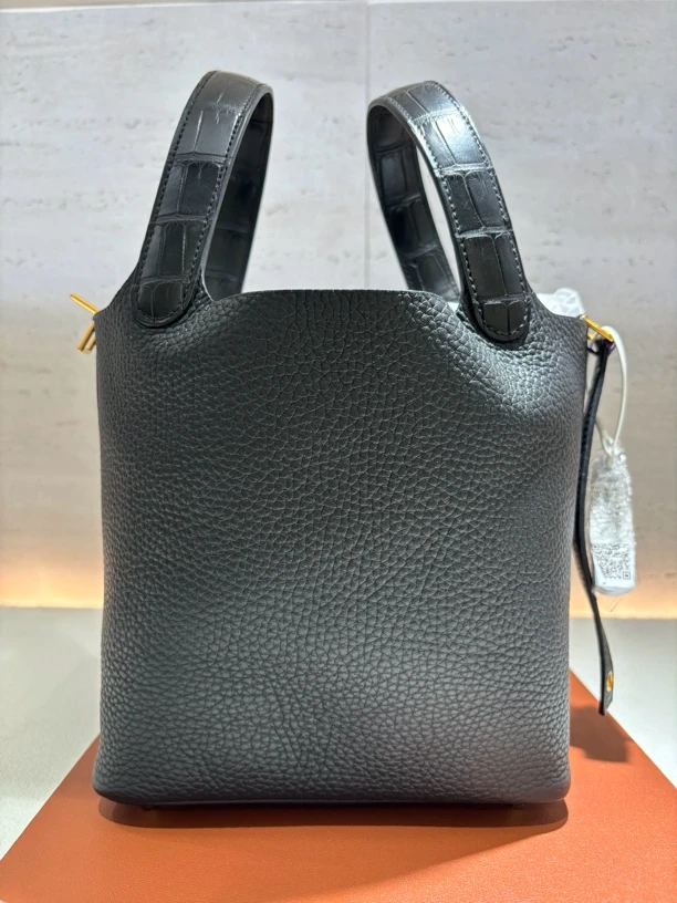 99新 Hermes/爱马仕 18黑金touch菜篮子z刻闲置新/7123841