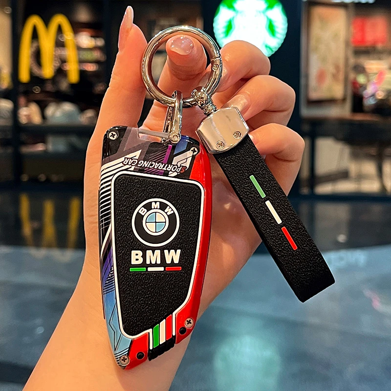 （2号）宝马5系钥匙套新款赛道风格x1x2x3五系320li刀锋钥匙包壳扣