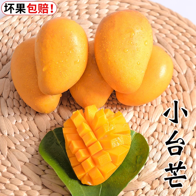 小台农芒果3斤5斤9斤新鲜香甜多汁云南大台芒果现摘应季热带水果