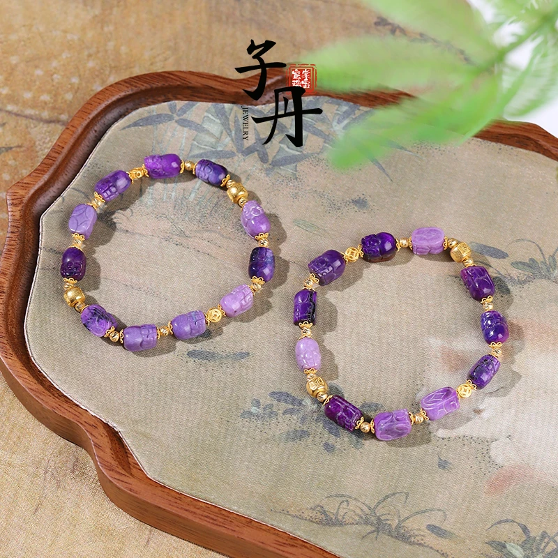 【子丹水 晶】18K舒俱来貌貅手串（多样性/发一串）B1-146