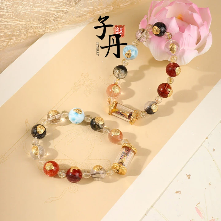 【子丹水 晶】18K水晶DIY手串 C3-511（王炸）（多样性发/发一串）