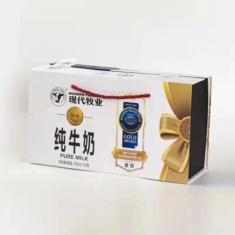 蒙/牛11月现代牧业尊贵装牛奶250ml*12盒整箱常温官方正品