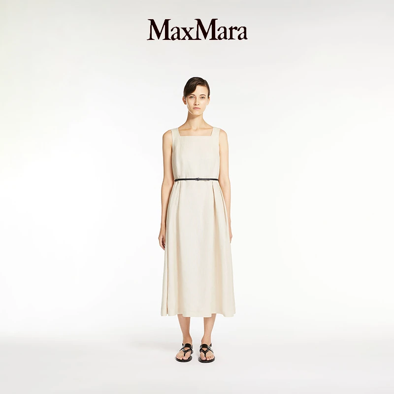 MaxMara 女装无袖系带连衣裙9221064306