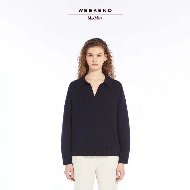 Weekend MaxMara 女装羊毛polo领毛衣5366154206