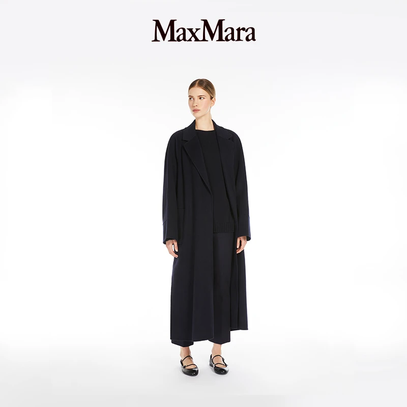 MaxMara 女装双面羊毛系带大衣9016074106