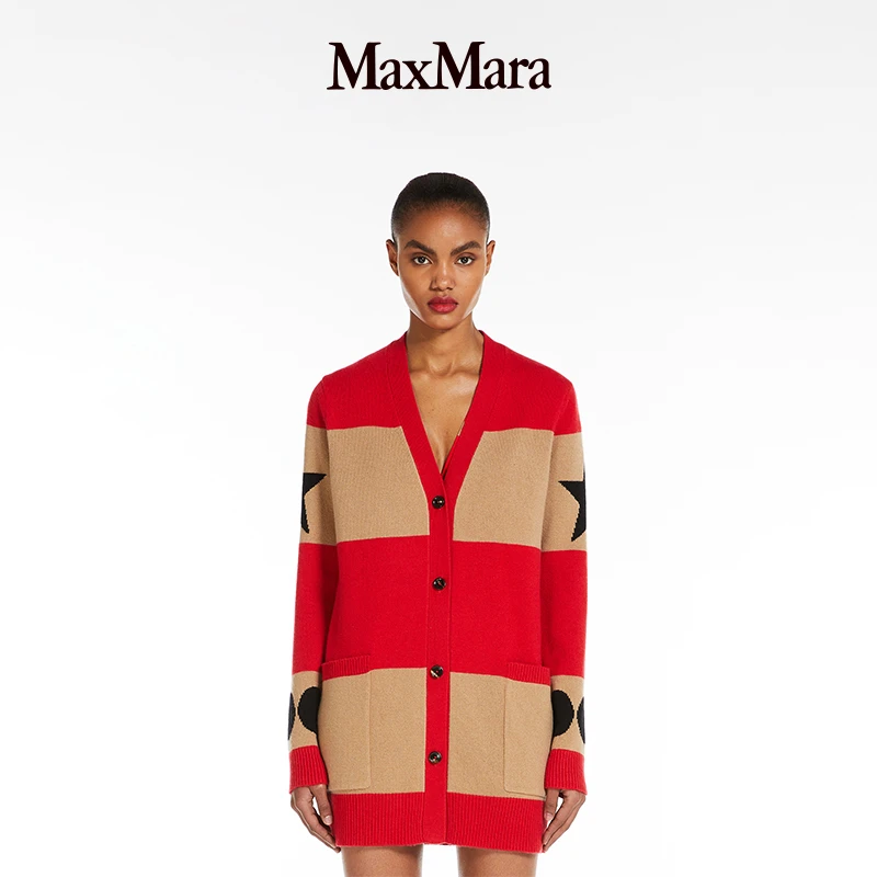 MaxMara2024 早秋新品女装羊毛羊绒开衫1346034106