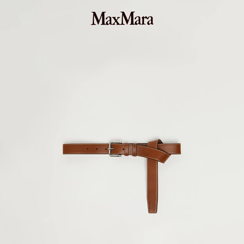 MaxMara 女装长款牛皮革腰带4506034206