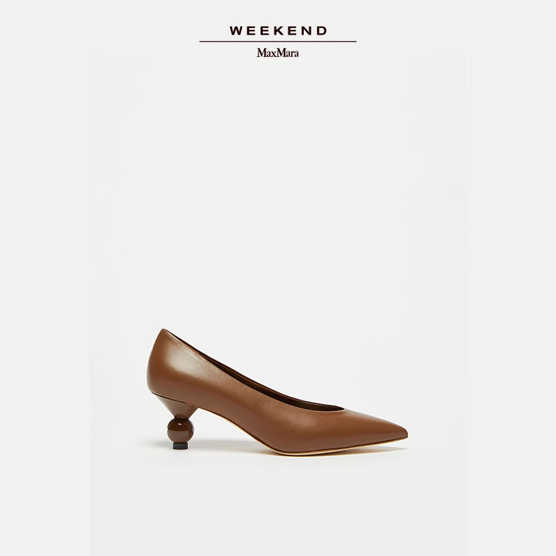 Weekend MaxMara 新款女士羊皮革高跟鞋5521114406