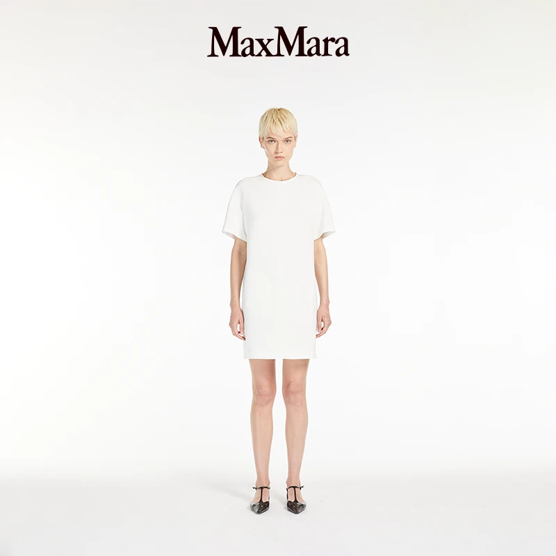 MaxMara 2025早春新品女装短款T恤连衣裙6221035106