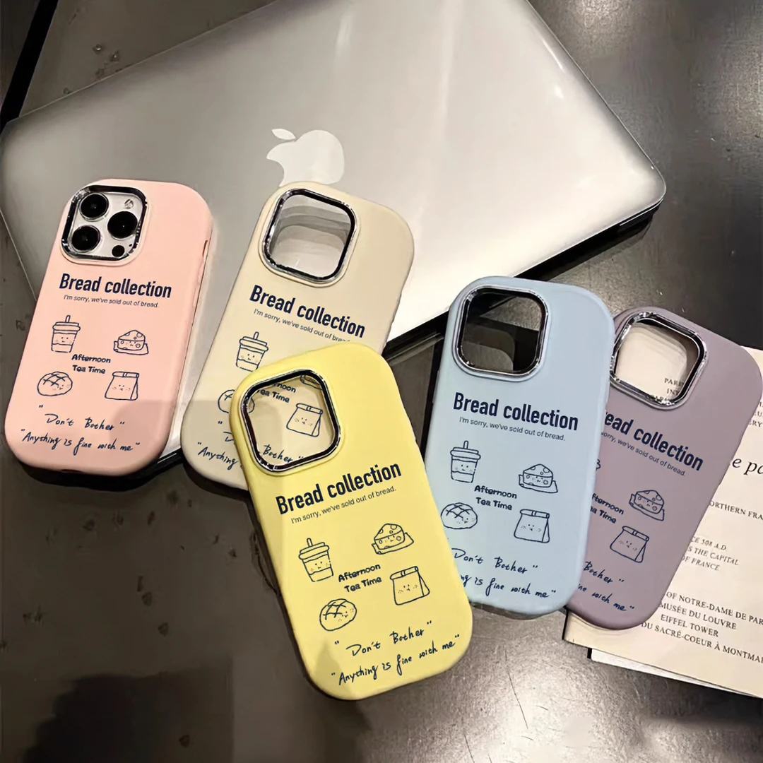 线条kt猫金属框苹果华为荣耀vivo小米oppo手机壳卡通iPhone15