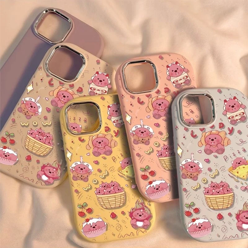 宝宝露比金属框苹果华为荣耀vivo小米oppo手机壳卡通iPhone15