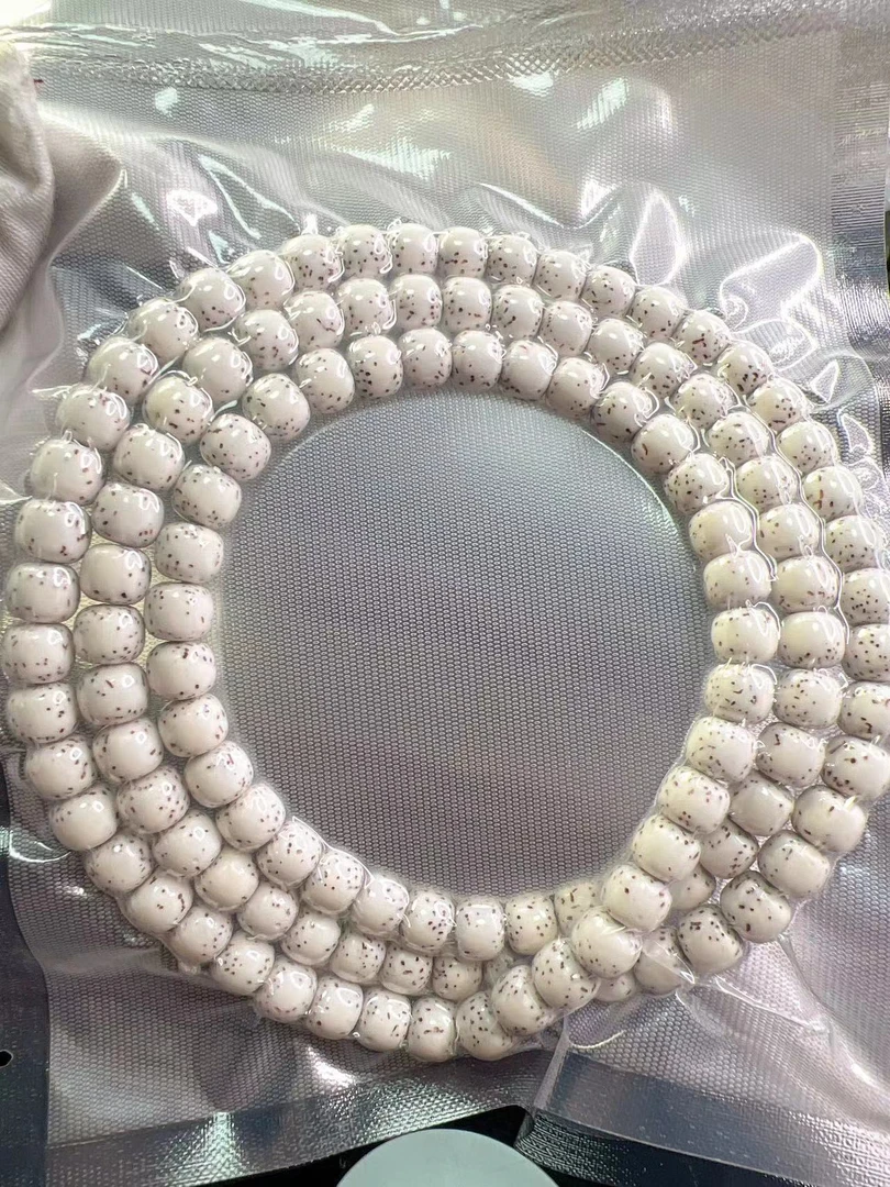 星月菩提脱脂留白，尺寸8+高抛光，