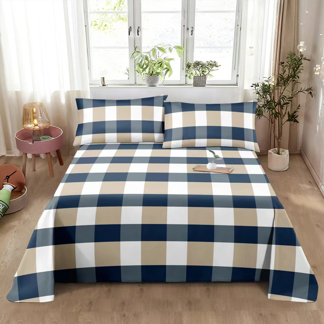 斜纹亲肤磨毛双人床单2*2.25不缩水耐磨舒适