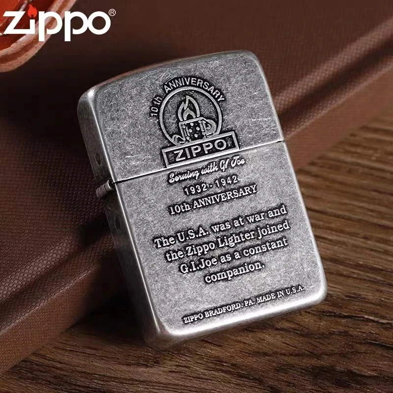 ZIPPO正品原装防风打火机 1941古银历史5 10 25 40 50 60 周年