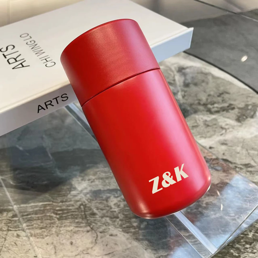 香港ZK口袋泡泡保温杯316不锈钢带茶隔高颜值便携小巧水杯220ML