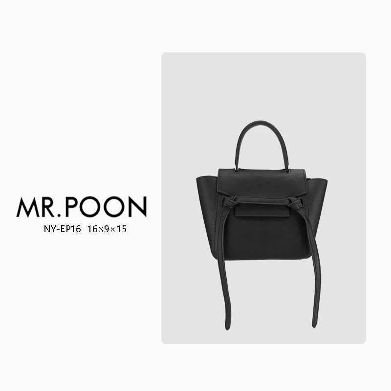 Mr.Poon/潘先生秋冬新款休闲单肩包轻奢手提包小包现货