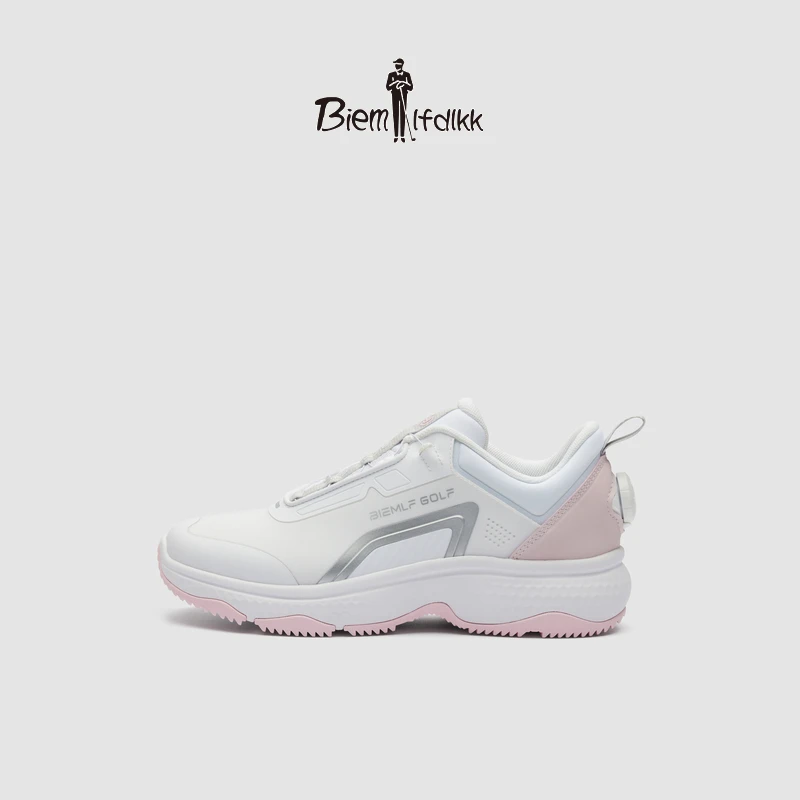 【轻薄缓震】比音勒芬春秋新款女鞋时尚撞色免系带舒适休闲运动球鞋