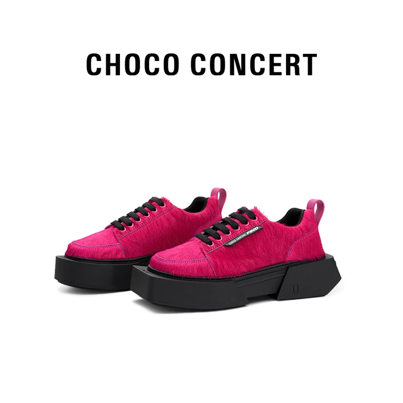 【特惠】CHOCO CONCERT 设计鞋履 |圆方马毛球鞋 秋冬时尚休闲鞋