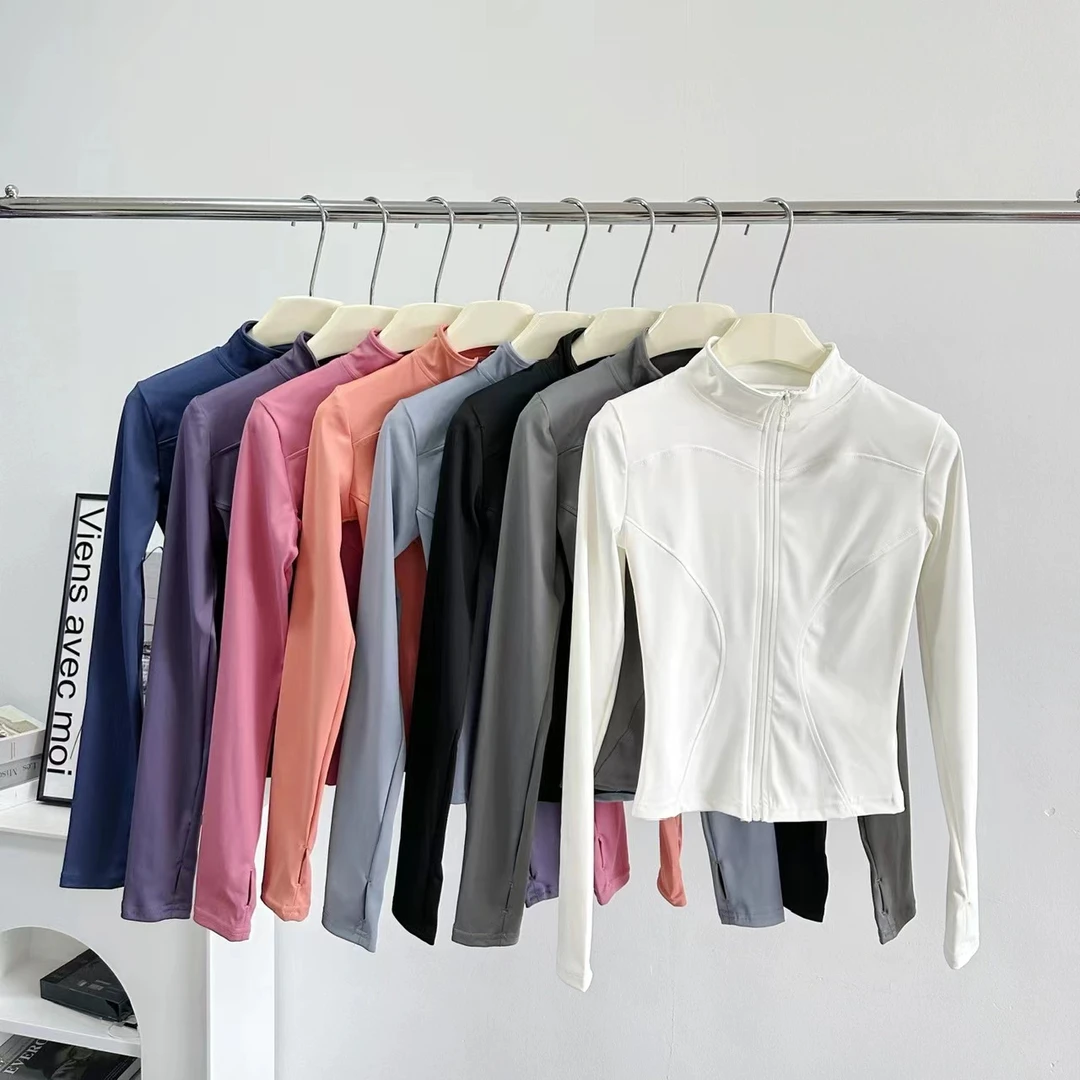 瑜伽运动健身显瘦外套【修身款】微脏微瑕介意勿拍