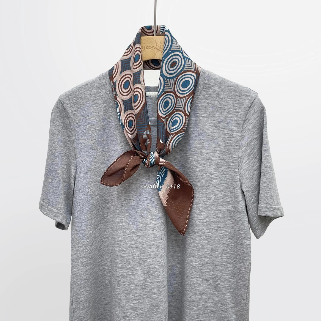 After【德吉梅朵】民族风~提花纹丝绵真丝桑蚕丝丝巾中方巾