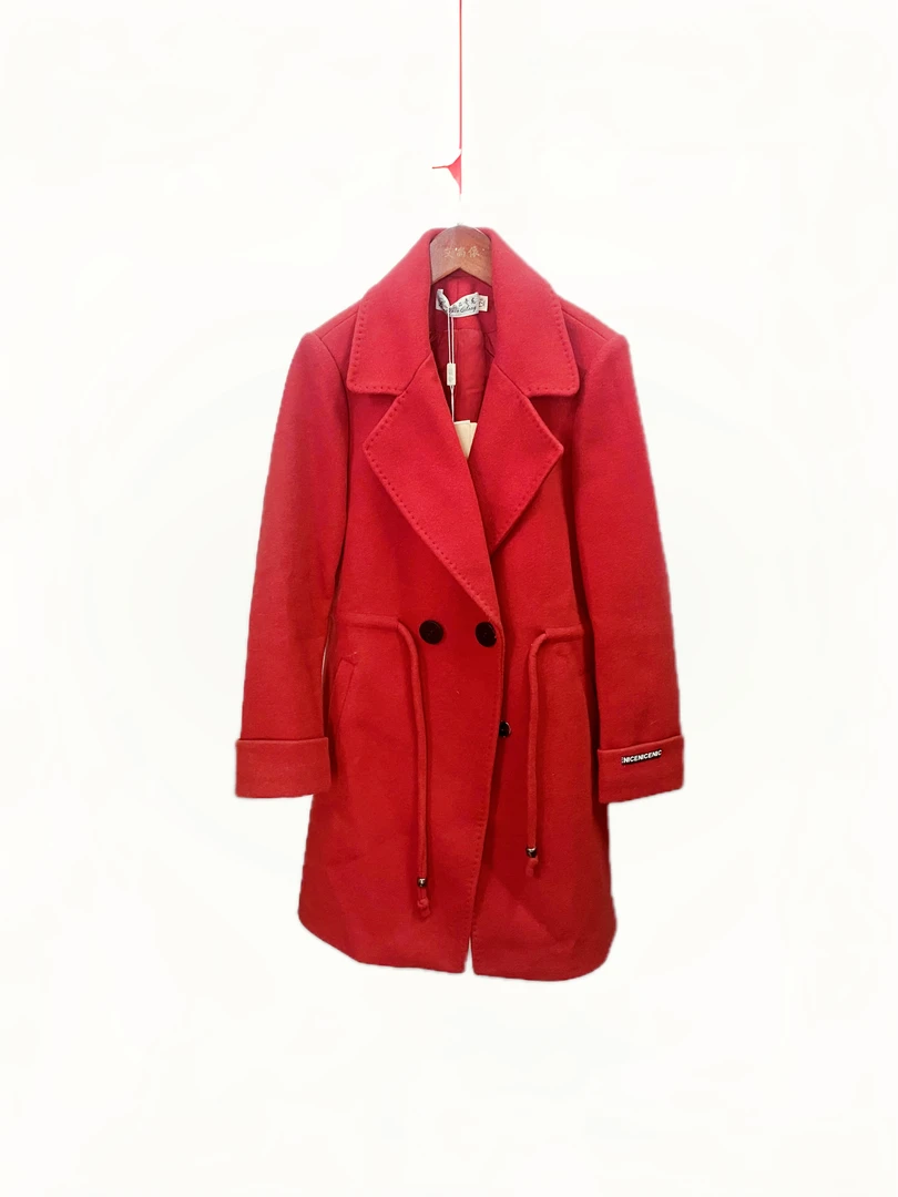 时尚气质《401-499》休闲韩版毛呢外套