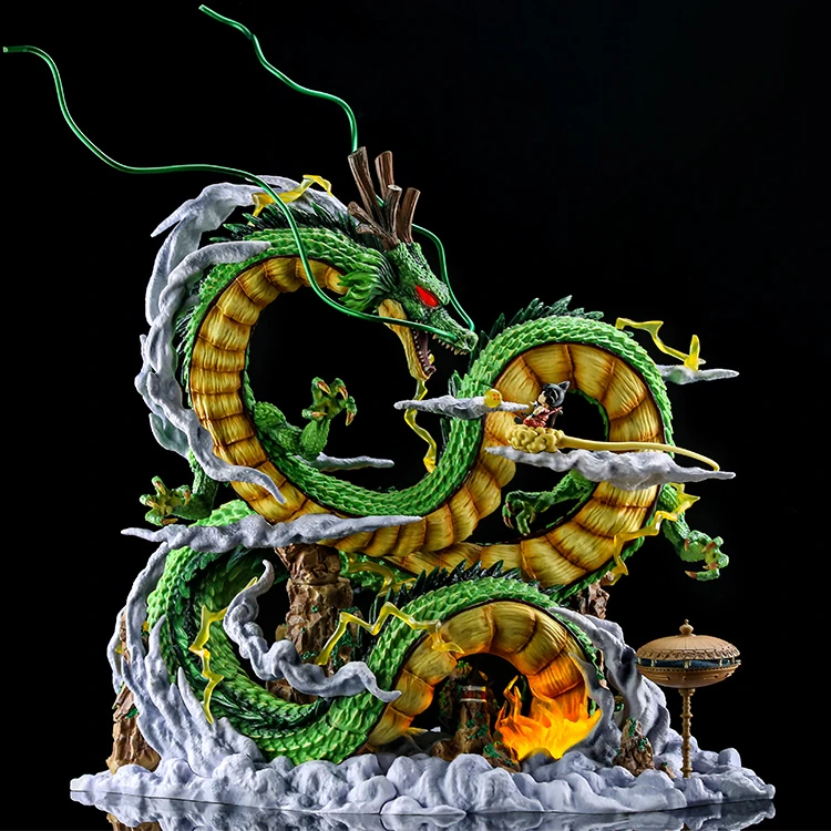 七龙珠手办 神龙 与小悟空 场景雕像 悟空gk雕像模型龙珠超大摆件