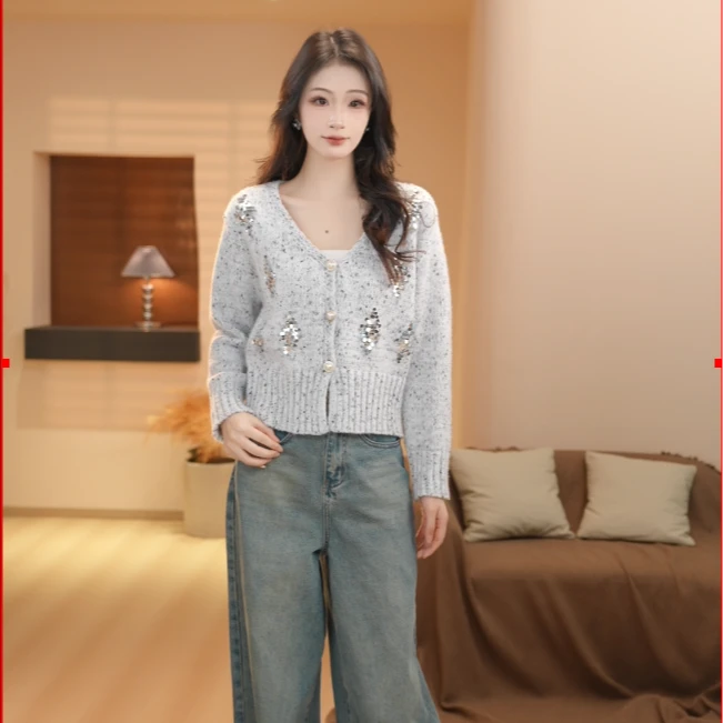 Basic House/百家好24秋季上新显瘦显气质时尚洋气宽松设计感上衣