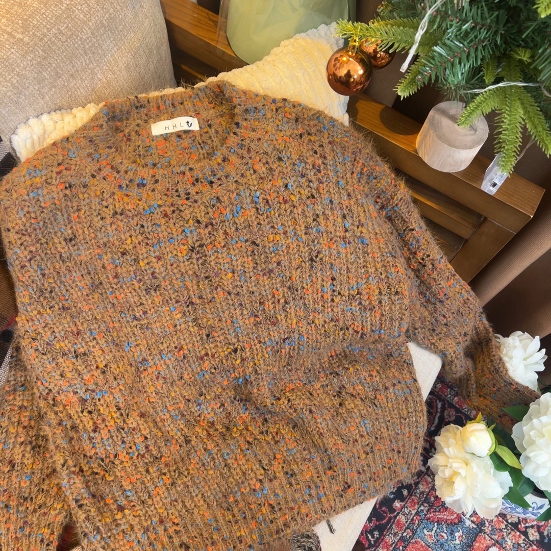 三十梦【迷雾仙踪】美拉德休闲套头毛衣