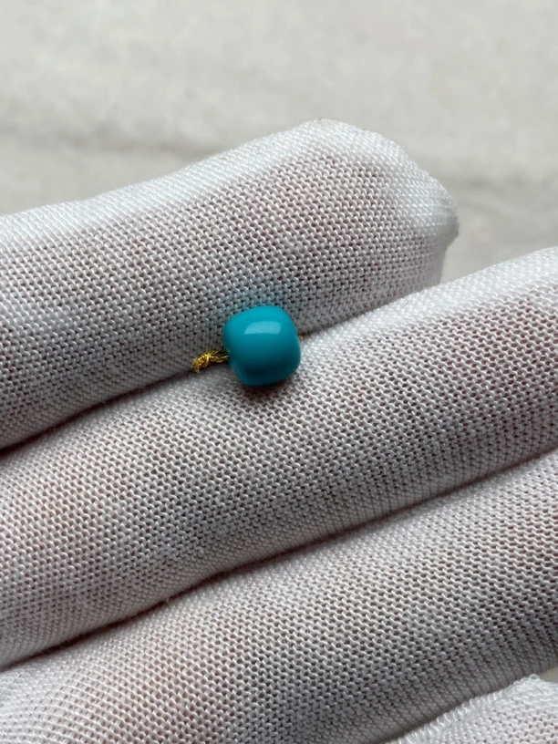 原矿绿松石老形配饰