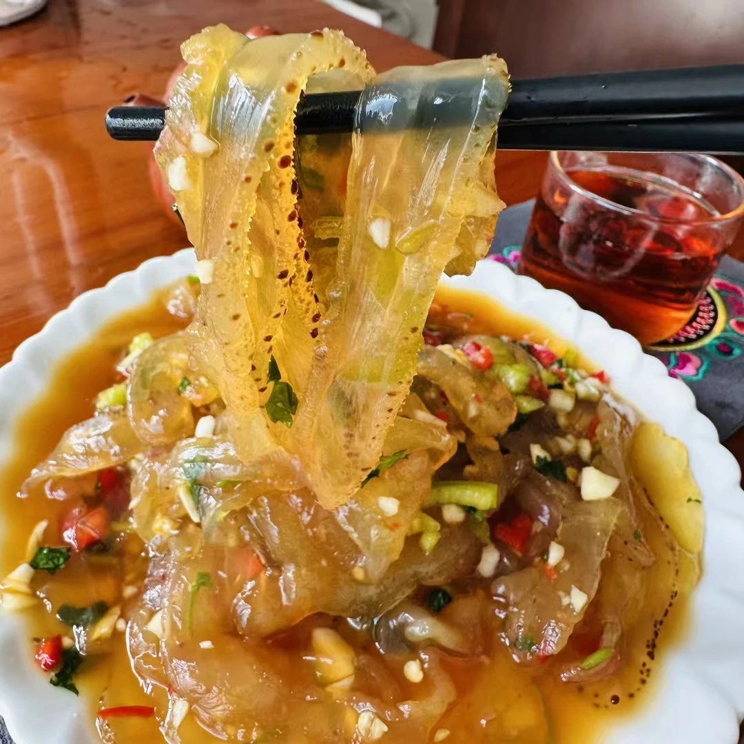 东港特产海鲜海蜇组合酸辣星星蜇酸辣羊角蜇陈醋手指蜇