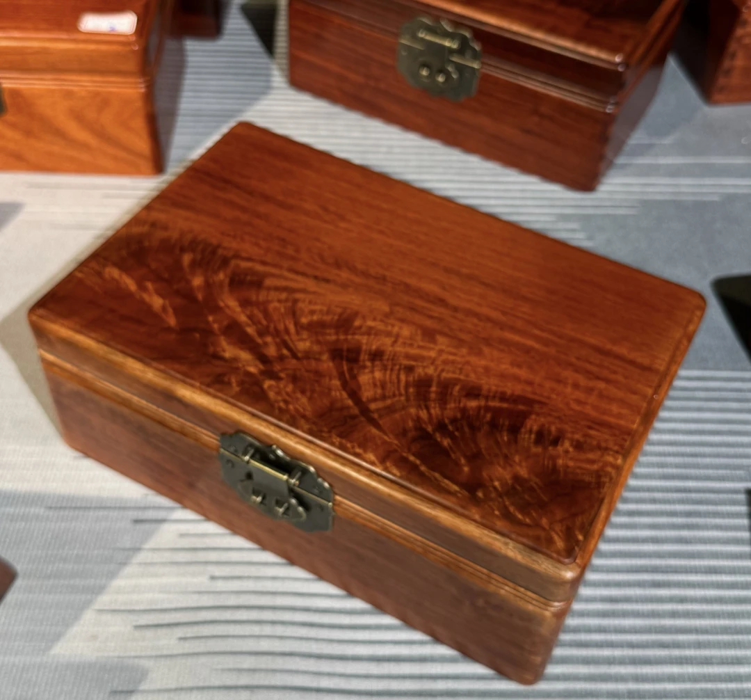 缅甸花梨木首饰盒长28宽18高度10