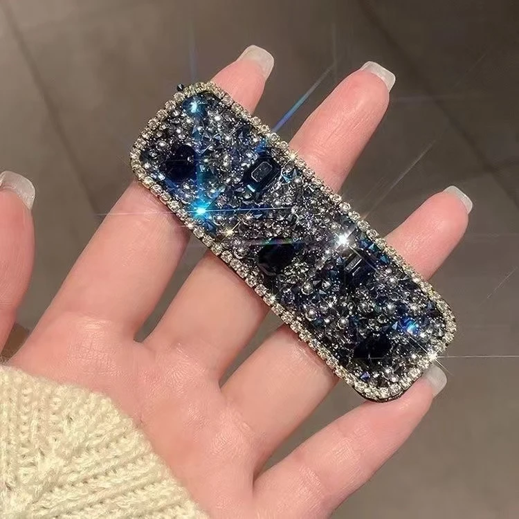 爆款水钻发夹网红发卡轻奢满钻复古发卡bb夹发饰品