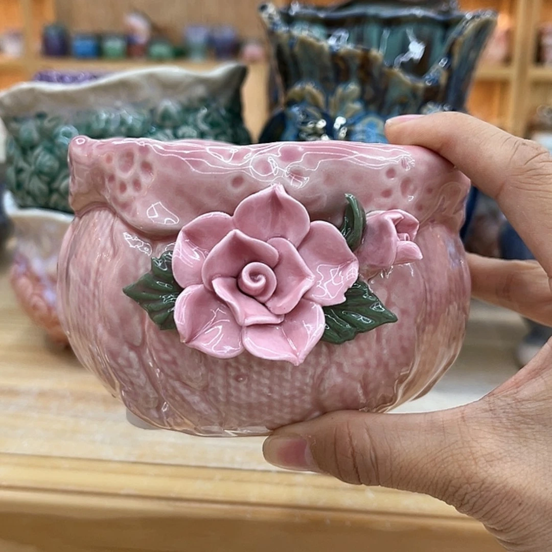 【闪购商品】陶瓷花盆