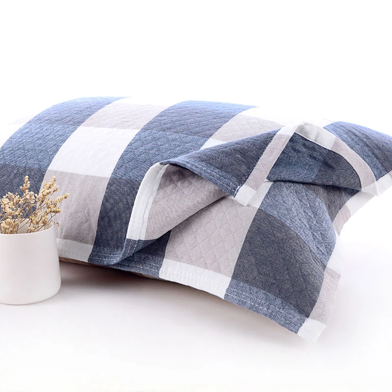 枕巾一对装包邮52*78cmAB版棉纱布四季通用枕巾成人枕头巾加大