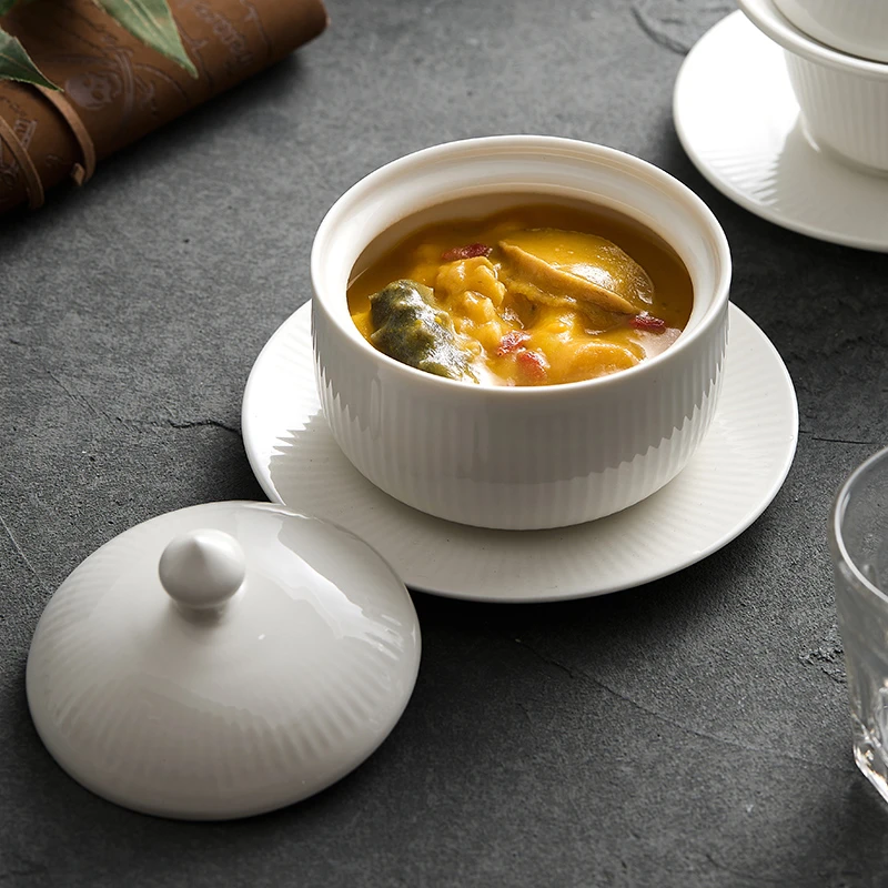 【直播】炖盅带盖炖家用燕窝花胶大号鱼胶陶瓷高级餐具佛跳墙蒸盅位