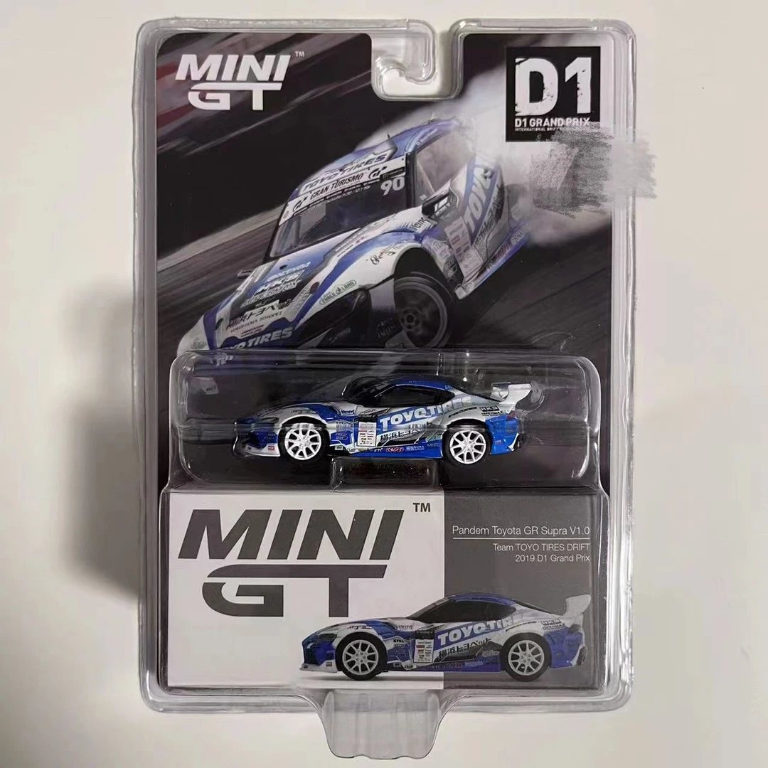 1:64 MINIGT 丰田 Supra 速霸 火箭兔 宽体 板卡 合金汽车模型