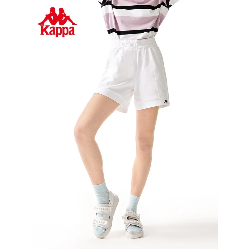《显瘦短裤》Kappa卡帕短裤2024新款时尚女三分裤运动裤K0D42DY43