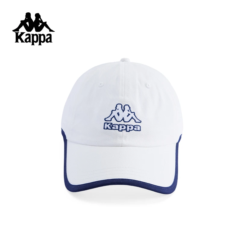 Kappa卡帕背靠背2024新款户外棒球帽男复古运动帽子女刺绣鸭舌帽
