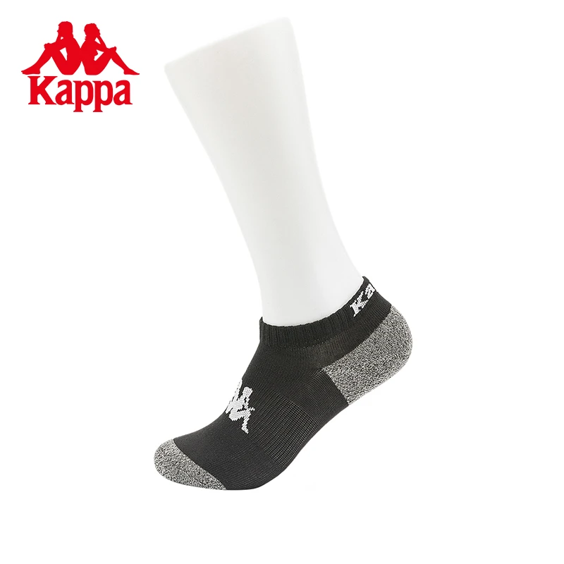 《浅口袜》Kappa卡帕船袜2023新款情侣运动短筒袜隐形袜K0DX8WC35