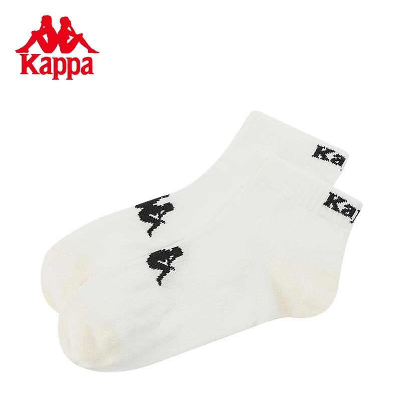 《中筒袜》Kappa卡帕低腰袜2023新款男女运动袜印花K0DX8WD44