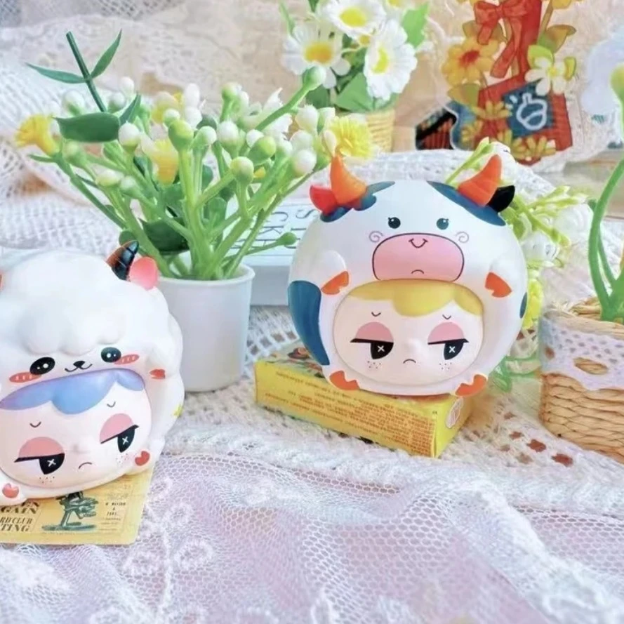 【拆盒】优诺动物园明星萌粒盲盒潮玩可爱桌面礼物玩偶