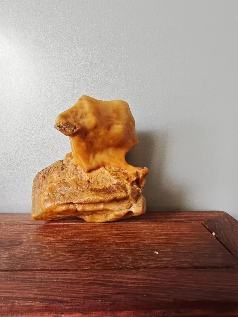 阿拉善天然原石戈壁石摆件