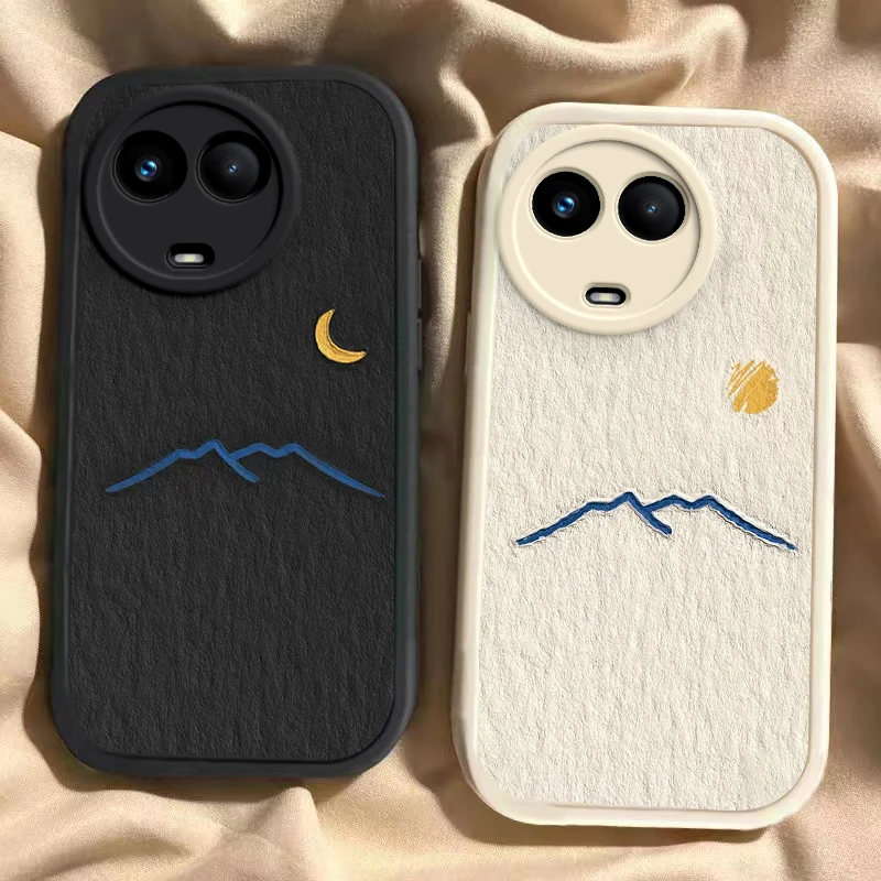 太阳山真我v50手机壳realme v50s情侣新款防摔全包软硅胶网红保护