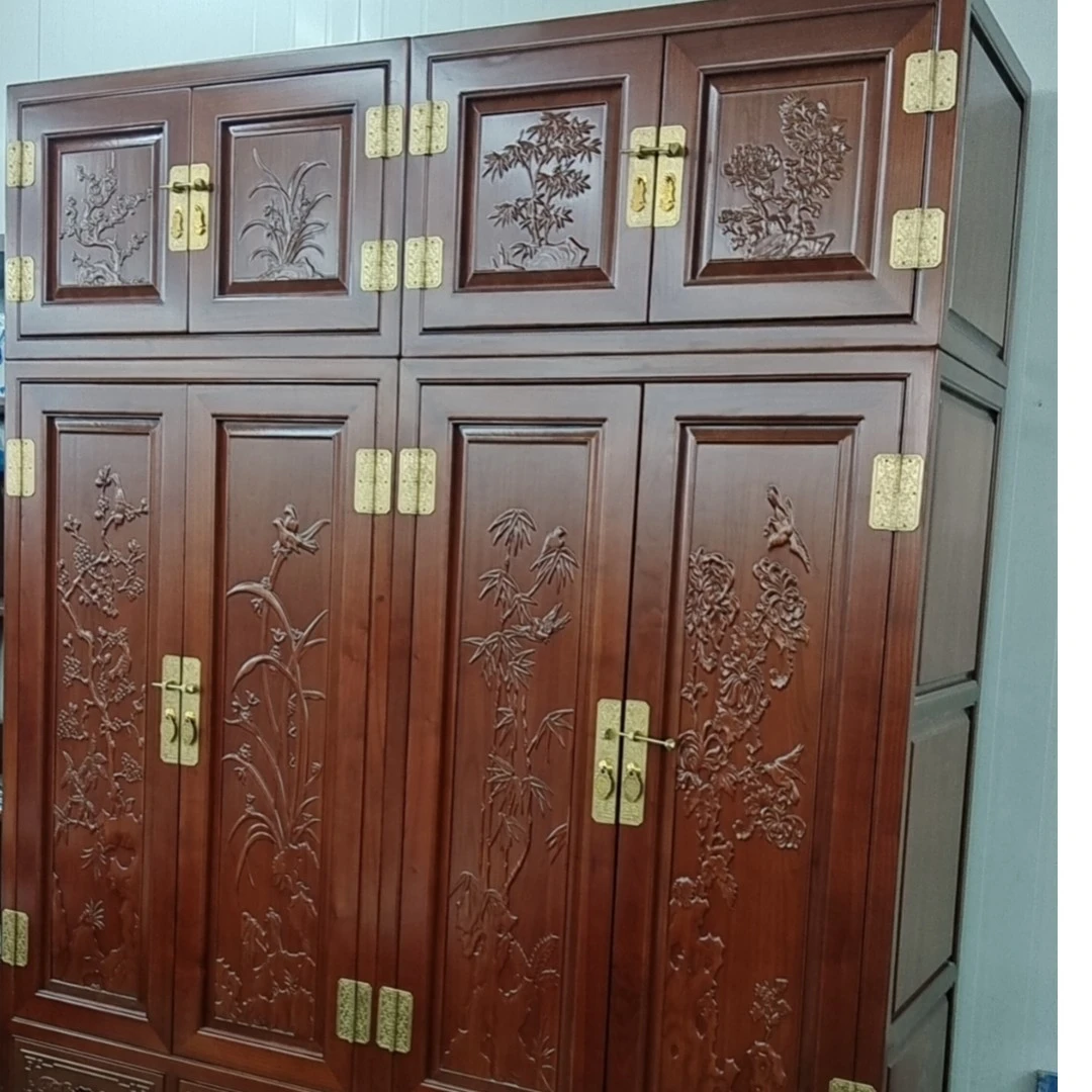 光辉家具香椿木原木衣柜1.8*2.5