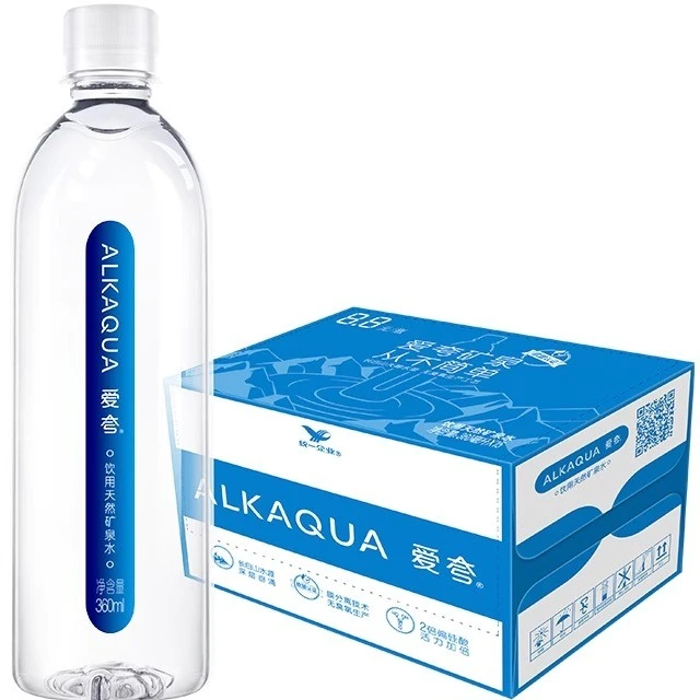 统一爱夸矿泉水570ml*15瓶高端用水整箱