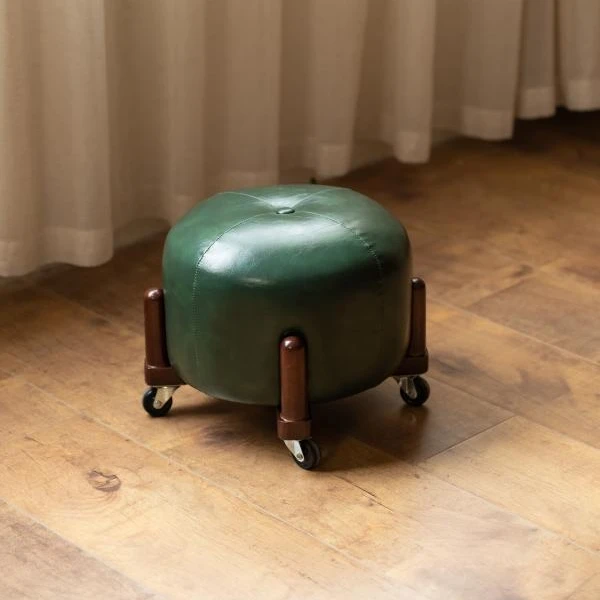 可移动小凳换鞋凳矮凳美式家用皮凳