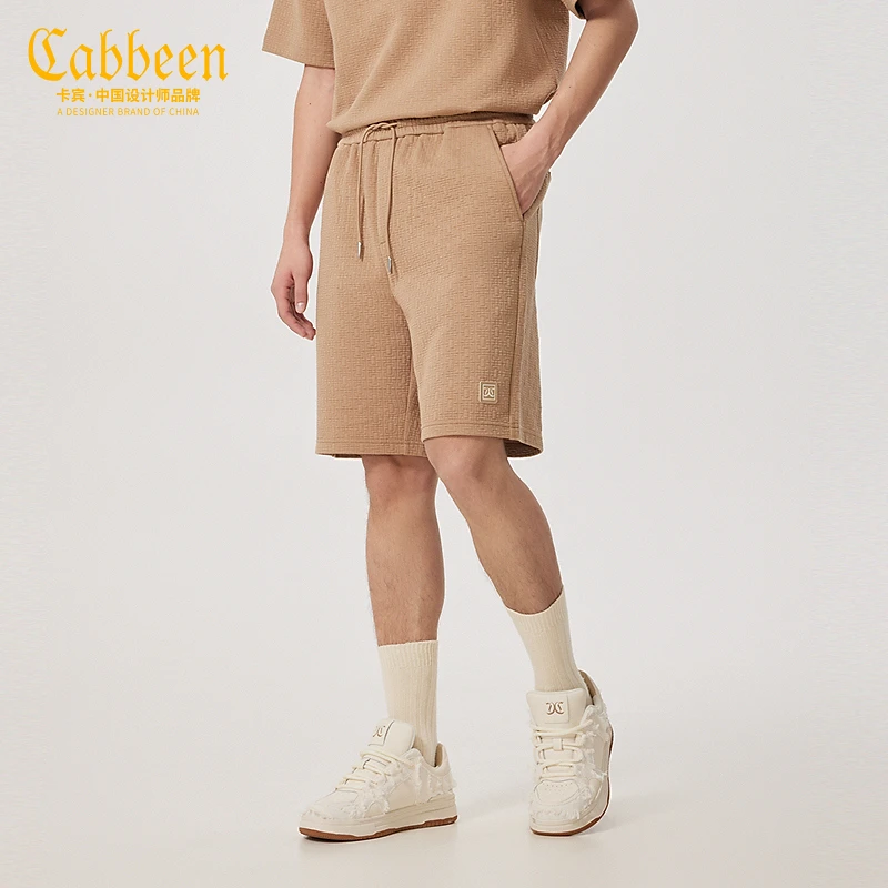 商场同款卡宾男装LOGO章仔运动短裤夏新款裤子雅丹风2242161002