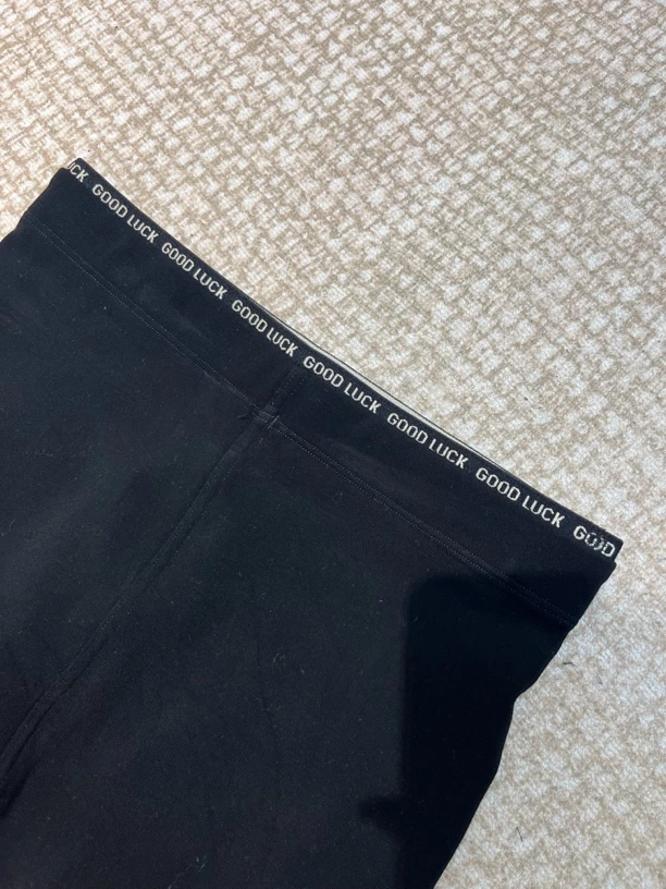 媛媛.加厚幸运云朵裤女外穿加厚黑色高腰打底裤秋冬天